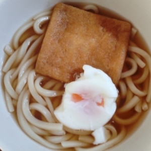 だしの素＋冷凍うどん＝関西風うどん